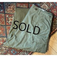 【ビンテージ】50's【米軍実物】U.S.ARMY【M-51】【フィールドトラウザーズ】【カーゴパンツ】【M-Long程度】 