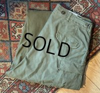 【ビンテージ】50's【米軍実物】U.S.ARMY【M-51】【フィールドトラウザーズ】【カーゴパンツ】【M-Long程度】 