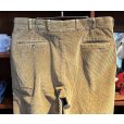 画像4: 〜80’ｓ USA製【ブルックスブラザーズ】brooksbrothers【ベージュ】コーデュロイパンツ【Ｗ３５程度】<br> (4)