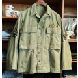画像1: 40's【ビンテージ】【米軍実物】U.S.ARMY【M-43】【HBT】【13スターボタン】【ジャケット】ユーティリティシャツ【US38R】<br> (1)