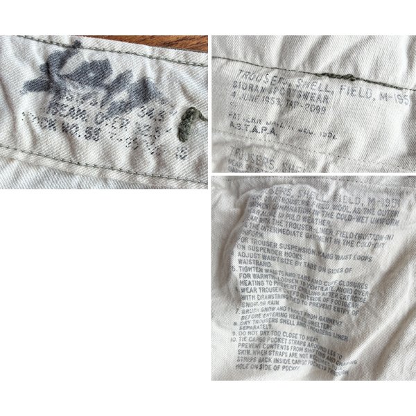 画像3: 【ビンテージ】50's【米軍実物】U.S.ARMY【M-51】【フィールドトラウザーズ】【カーゴパンツ】【M-Long程度】 