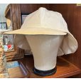 画像2: 【デッドストック】【ビンテージ】【生成り】サンシェード付き【ロングビルキャップ】<br> (2)