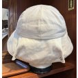 画像5: 【デッドストック】【ビンテージ】【生成り】サンシェード付き【ロングビルキャップ】<br> (5)