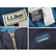 画像2: 〜90's【USA製】 L.L.Bean エルエルビーン  黒ｘ紫ｘ青  シンサレート 中綿入り アノラックパーカー 【サイズXL】<br> (2)