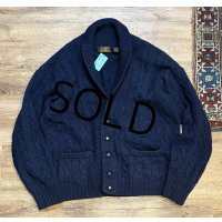 【〜90's】【ビンテージ】【エディーバウアー】紺【ショールカラーセーター】【サイズL】 
