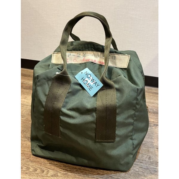 画像1: 〜60's【ビンテージ】【米軍実物】U.S.NAVY【USN？】ナイロン VP-22 AV-EQ【ヘルメットバッグ】 
