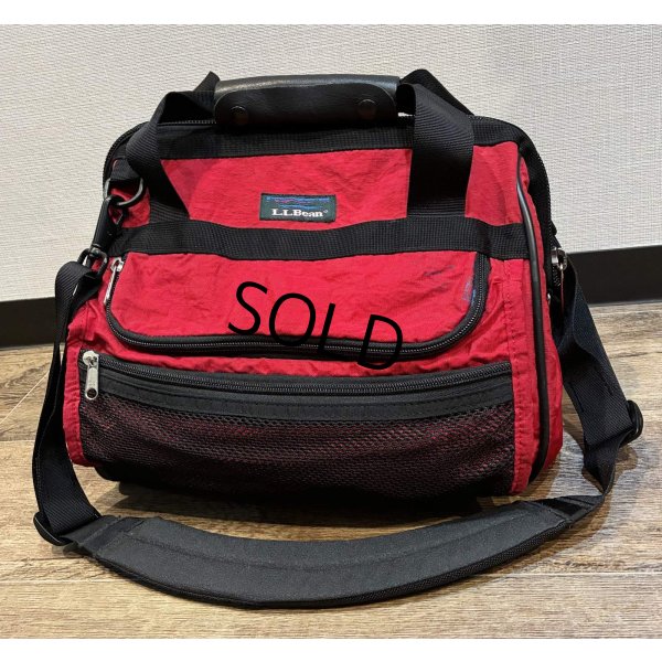 画像1: 【ビンテージ】【L.L.Bean】エルエルビーン【赤】2way【ボストンバッグ】 