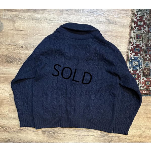 画像3: 【〜90's】【ビンテージ】【エディーバウアー】紺【ショールカラーセーター】【サイズL】 