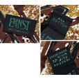 画像2: USA製【ビンテージ】【ERNST】【エルンスト】茶色 総柄【ネクタイ】<br> (2)