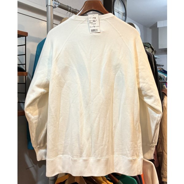 画像3: デッドストック 90's ビンテージ【ラルフローレン】POLO RALPH LAUREN【POLO SPORT】星条旗プリント【白】【スウェット】【サイズM】 