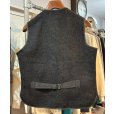 画像3: 〜80's【ビンテージ】【Eddie Bauer】【エディーバウアー】【黒】ウール【ハンティングベスト】【サイズL程度】<br> (3)