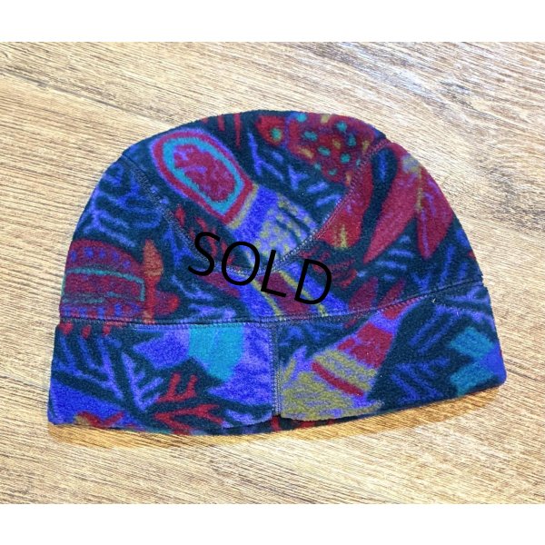 画像3: 90's【USA製】【ビンテージ】patagonia【パタゴニア】【紺ｘ海洋生物】【フリースキャップ】KIDS L 