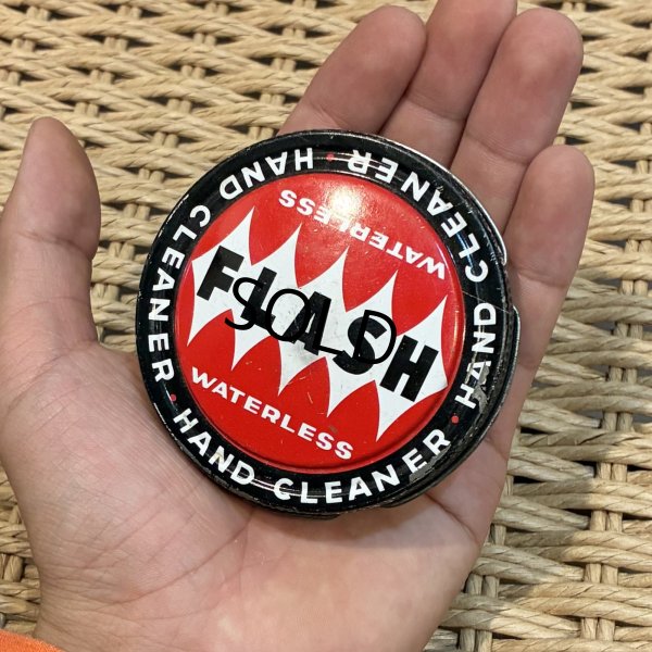画像4: ビンテージ【FLASH】ハンドクリーナーケース【缶ケース】 