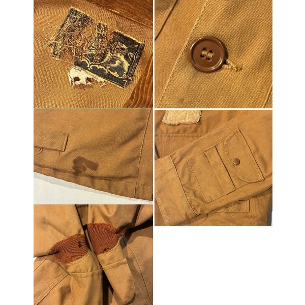 画像2: 30's【ビンテージ】【ISCO】【キャメル】フィッシングジャケット 
