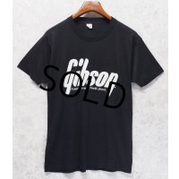 【デッドストック】 80's【USA製】【ビンテージ】【スクリーンスターズ】【黒】【ギブソン】ギター【プリント】【Tシャツ】【サイズL】 