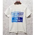 画像1: デッドストック 90's【USA製】【ビンテージ】【anvil】【生成り】【AMIUNDERARREST?】生成り【Tシャツ】【サイズS】<br> (1)