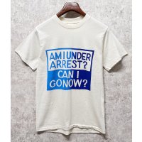 デッドストック 90's【USA製】【ビンテージ】【anvil】【生成り】【AMIUNDERARREST?】生成り【Tシャツ】【サイズS】 