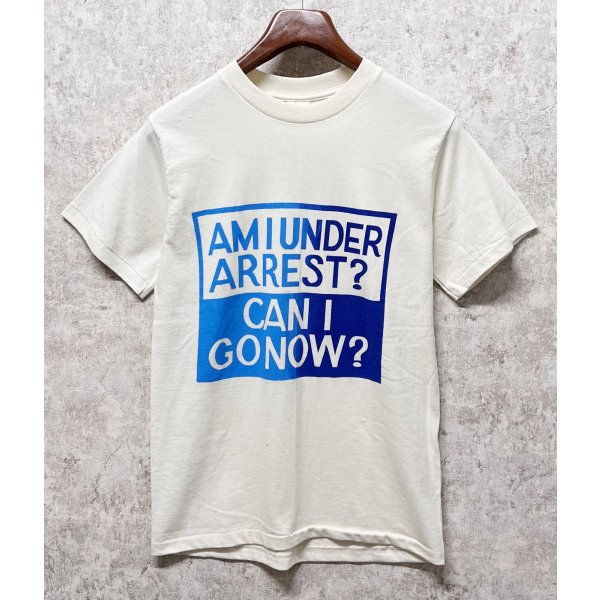 画像1: デッドストック 90's【USA製】【ビンテージ】【anvil】【生成り】【AMIUNDERARREST?】生成り【Tシャツ】【サイズS】 