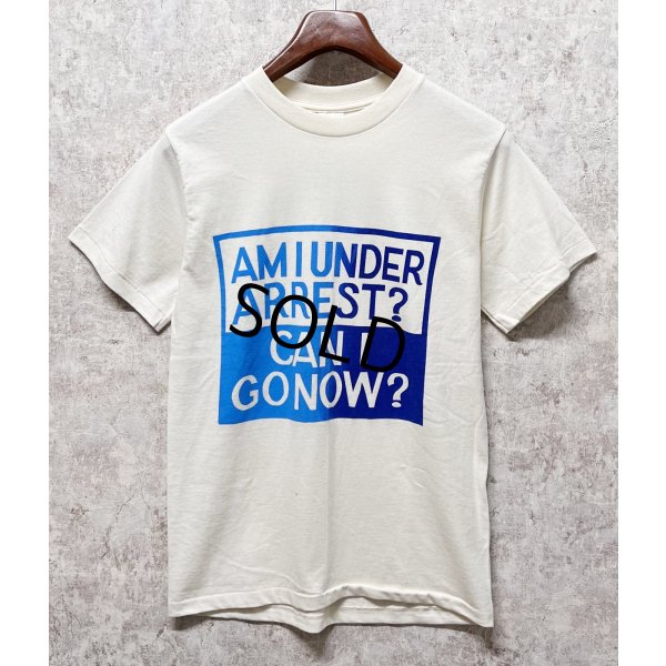 画像1: デッドストック 90's【USA製】【ビンテージ】【anvil】【生成り】【AMIUNDERARREST?】生成り【Tシャツ】【サイズS】 