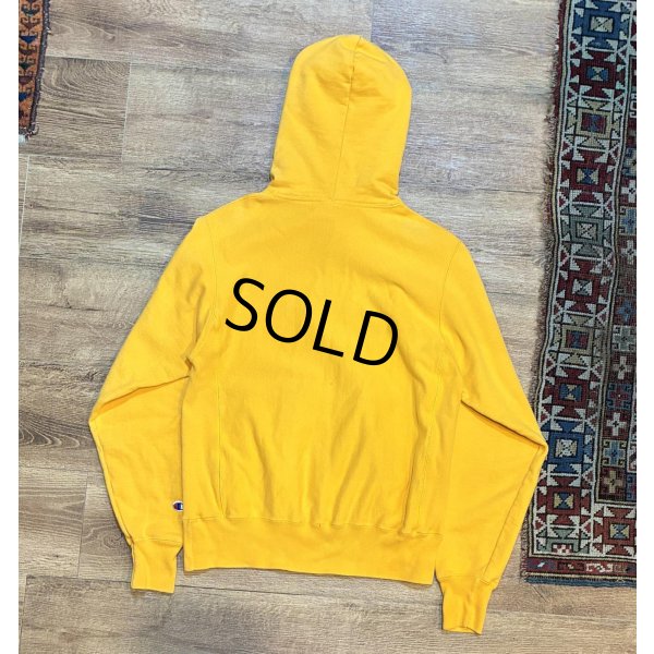 画像3: 【チャンピオン】【Champion】【イエロー】【無地】【リバースウィーブパーカー】【サイズS】 