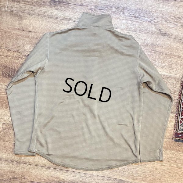 画像3: ビンテージ【米軍実物】U.S.ARMY【ECWCS】GEN3【LEVEL2】【コヨーテ】ブラウン タンカラー グリッドフリース【プルオーバーシャツ】【M-R】 