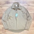 画像1: ビンテージ【米軍実物】U.S.ARMY【ECWCS】GEN3【LEVEL2】【コヨーテ】ブラウン タンカラー グリッドフリース【プルオーバーシャツ】【M-R】<br> (1)
