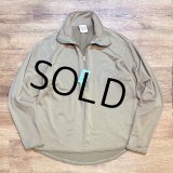 ビンテージ【米軍実物】U.S.ARMY【ECWCS】GEN3【LEVEL2】【コヨーテ】ブラウン タンカラー グリッドフリース【プルオーバーシャツ】【M-R】 