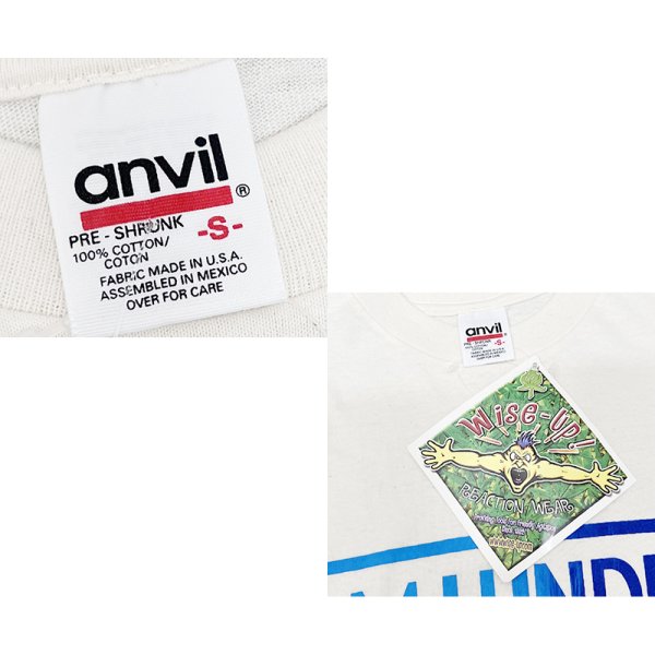 画像2: デッドストック 90's【USA製】【ビンテージ】【anvil】【生成り】【AMIUNDERARREST?】生成り【Tシャツ】【サイズS】 