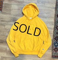 【チャンピオン】【Champion】【イエロー】【無地】【リバースウィーブパーカー】【サイズS】 