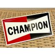 画像2: ~70's【デッドストック】【ビンテージ】【チャンピオンプラグ】デカール ステッカー 18.0ｘ9.2<br> (2)