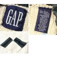 画像2: 【ビンテージ】【オールドギャップ】【GAP】【生成り×緑】【モックネックコットンセーター】【サイズL】<br> (2)