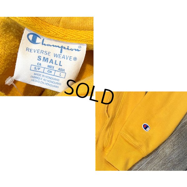 画像2: 【チャンピオン】【Champion】【イエロー】【無地】【リバースウィーブパーカー】【サイズS】 