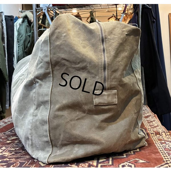 画像4: 40's〜【WW2】【ビンテージ】【米軍実物】【U.S.NAVY】ステンシル入り【パラシュートバッグ】 