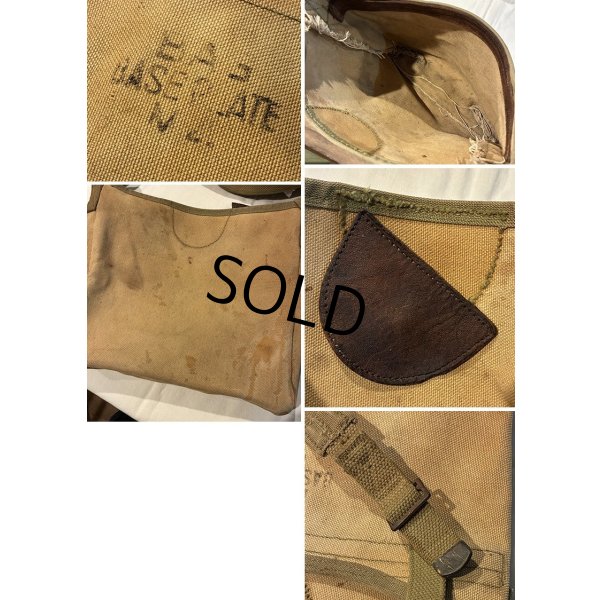 画像2: 40's【ビンテージ】ww2【米軍実物】U.S.ARMY【BASE PLATE M4】【ショルダーバッグ】 