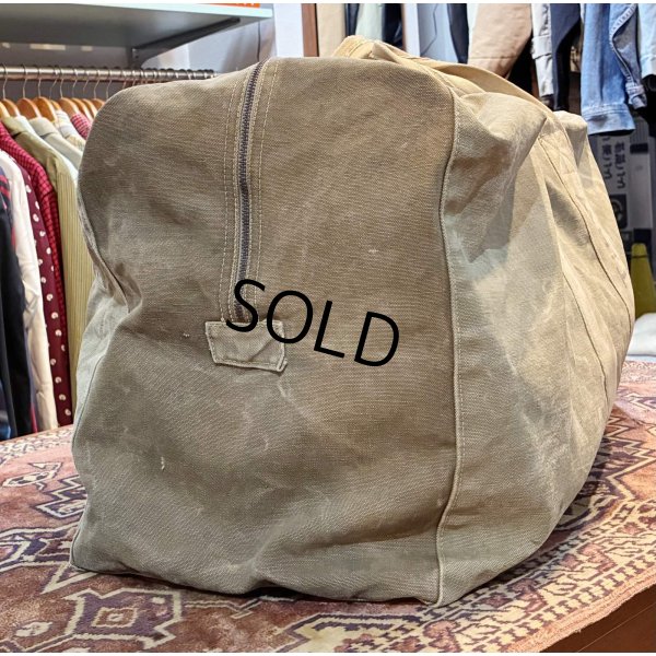 画像3: 40's〜【WW2】【ビンテージ】【米軍実物】【U.S.NAVY】ステンシル入り【パラシュートバッグ】 