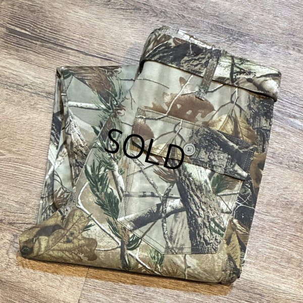 画像1: 【デッドストック】【ビンテージ】REAL TREE AP ベルト付き リアルツリーカモ  カーゴパンツ【W35程度】 