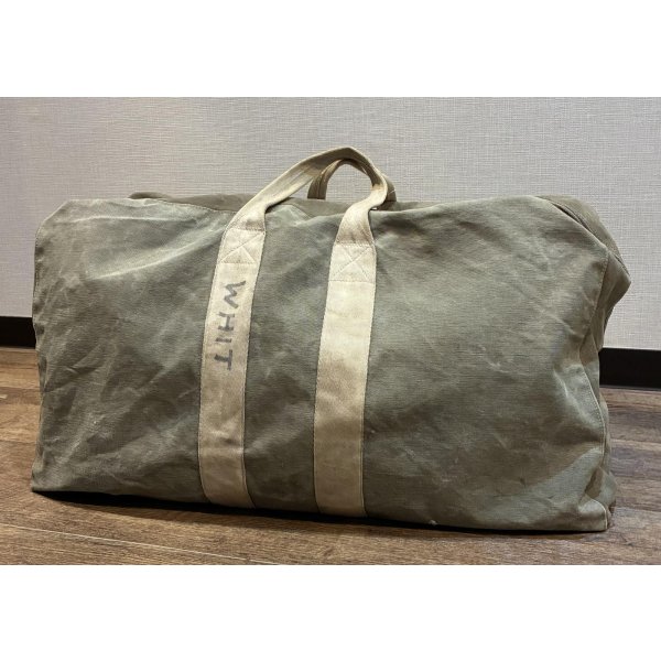 画像6: 40's〜【WW2】【ビンテージ】【米軍実物】【U.S.NAVY】ステンシル入り【パラシュートバッグ】 