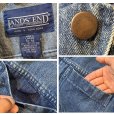 画像2: 【90’s~】【ビンテージ】【ランズエンド】【LANDS' END】【デニムブルゾン】【デニムジャケット】サイズL<br> (2)