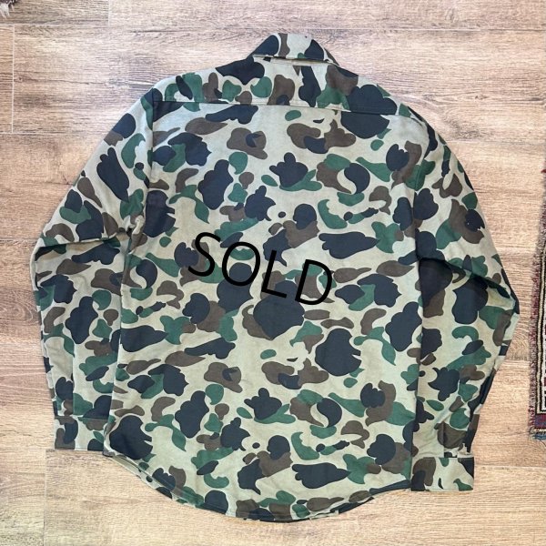 画像3: デッドストック 80's 【USA製】【ビンテージ】 【FIVEBROTHER】ファイブブラザー【カモフラ】シャモアシャツ サイズM