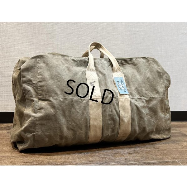 画像1: 40's〜【WW2】【ビンテージ】【米軍実物】【U.S.NAVY】ステンシル入り【パラシュートバッグ】 