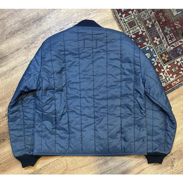 画像3: USA製【ビンテージ】【Refrigi Wear】【紺】【キルティングジャケット】【ジップアップブルゾン】【サイズL】 