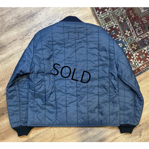 画像3: USA製【ビンテージ】【Refrigi Wear】【紺】【キルティングジャケット】【ジップアップブルゾン】【サイズL】 