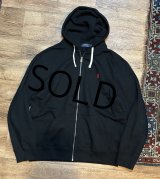 【ラルフローレン】【POLO ralph lauren】ブラック【黒】フルジップ【パーカー】【サイズＸＬ】 