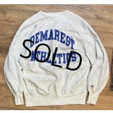 90's【Champion】【チャンピオン】【リバースウィーブ】DEMAREST ATHLETICS【スウェット】【グレー】【サイズXL】 