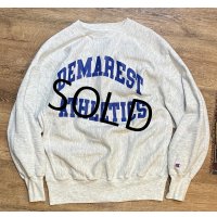 90's【Champion】【チャンピオン】【リバースウィーブ】DEMAREST ATHLETICS【スウェット】【グレー】【サイズXL】 
