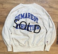 90's【Champion】【チャンピオン】【リバースウィーブ】DEMAREST ATHLETICS【スウェット】【グレー】【サイズXL】