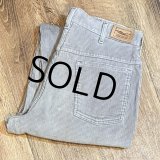 ~90's【USA製】【ビンテージ】【L.L.Bean】【エルエルビーン】【グレー】【コーデュロイパンツ】【33×32】 
