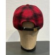 画像4: ほぼ未使用品 USA製【赤×黒】チェック【バッファローブレイド】バッファローチェック【ウールキャップ】【サイズフリー】<br> (4)