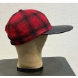 画像7: ほぼ未使用品 USA製【赤×黒】チェック【バッファローブレイド】バッファローチェック【ウールキャップ】【サイズフリー】<br> (7)