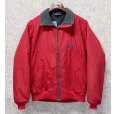 画像1: 90's USA製【パタゴニア】patagonia ナイロン【シェルドシンチラジャケット 】【赤×チャコール】【裏フリースブルゾン】【サイズM】<br> (1)